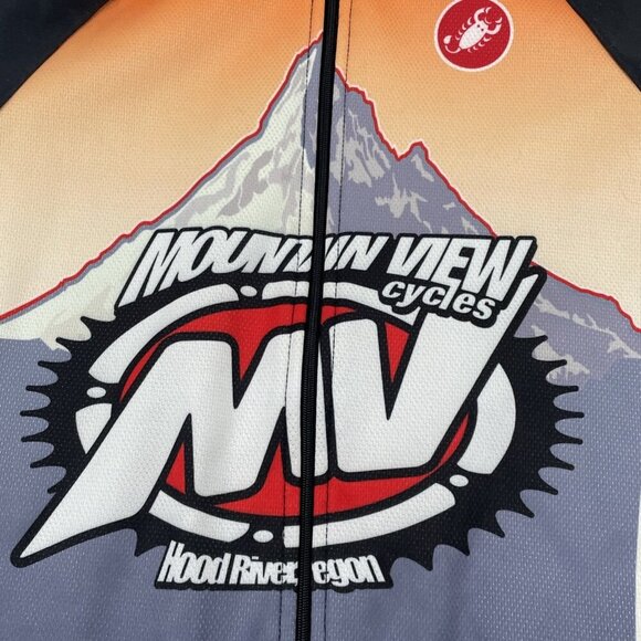 Castelli Cycling Jacket Men’s L Thermal Long Sleeve Fleece Lined Full Zip - Picture 8 of 15